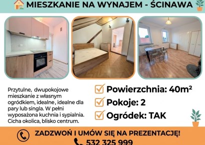 mieszkanie na wynajem - Ścinawa