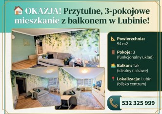 mieszkanie na sprzedaż - Lubin, Centrum